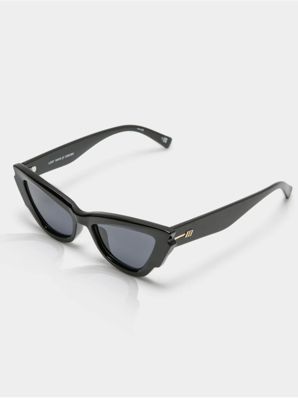 Le Specs Black Cat-Eye Sunglasses - Picture 4 of 8